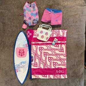 American Girl Doll surf set